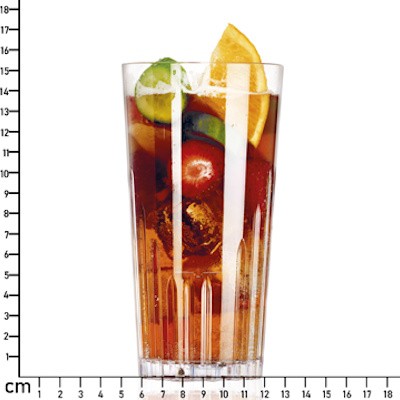 Picture of 480ML (16OZ SERVE) SHATTERPROOF STACKING MILANO HIGH BALL GLASS