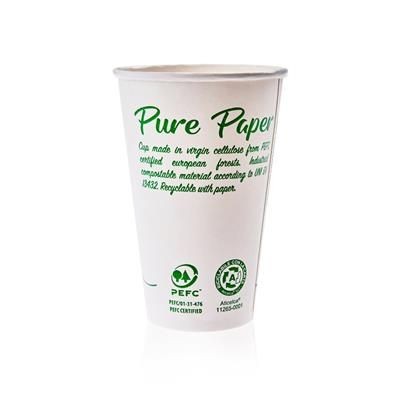 COMPOSTABLE & RECYCLABLE PAPER CUP.