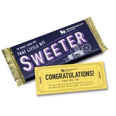 Picture of GOLDEN TICKET BRANDED CHOCOLATE BAR (FLOW) 40G