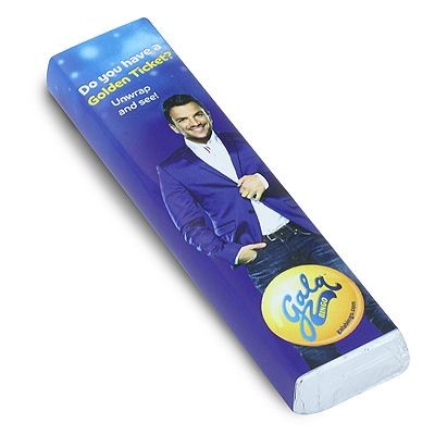 Picture of PERSONALISED YORKIE STYLE CHOCOLATE BAR in Milk or Dark High Quality Chocolate.