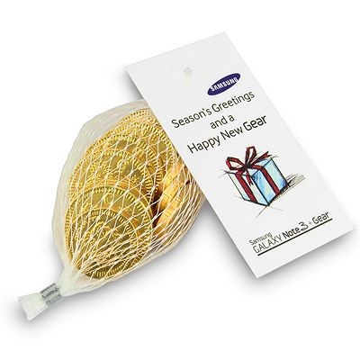 Picture of PERSONALISED NET OF GOLD CHOCOLATE COIN