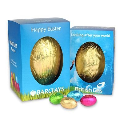 Picture of PERSONALISED LARGE CHOCOLATE EASTER EGG in Gift Box