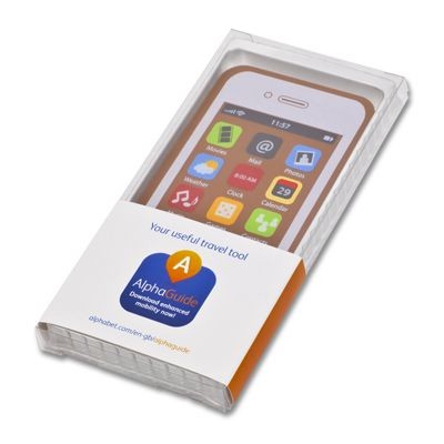 Picture of CHOCOLATE SMARTPHONE with Branded Sleeve to the Chocolate Box