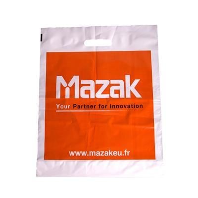 Picture of POLYTHENE PLASTIC CARRIER BAG in White