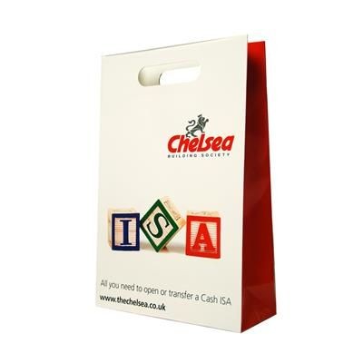 Picture of LUXURY PAPER CARRIER BAG with Die Cut Handle