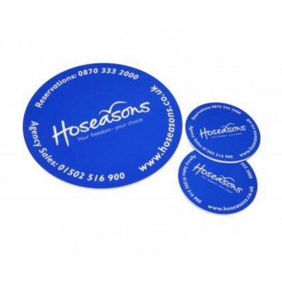 Picture of SOFT MAT & COASTER SET in White