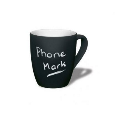 Picture of MINI MARROW CHALK MUG in Black.