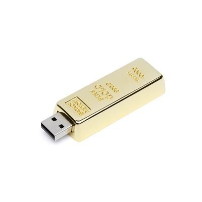 Picture of GOLD BAR USB FLASH DRIVE.