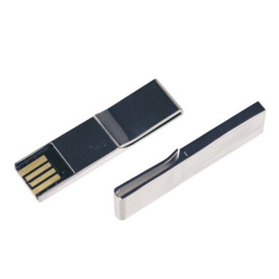 Picture of WAFER CLIP USB MEMORY STICK in Silver.