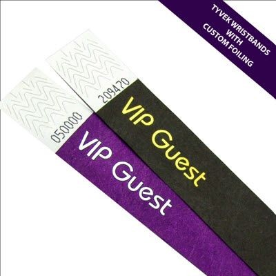 Picture of SECURITY FOIL TYVEK WRIST BAND