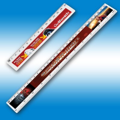 Picture of PLASTIC RULER in White