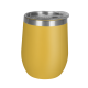 Picture of MOOD DOUBLE WALLED COFFEE CUP TUMBLER - 330ML YELLOW CLEAR TRANSPARENT LID