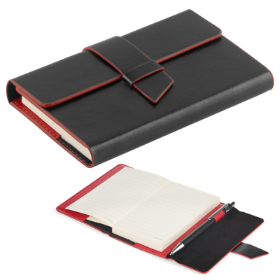 Picture of PIERRE CARDIN A6 MILANO POCKET NOTE BOOK in Black