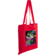 Picture of KINGSBRIDGE COLOUR COTTON SHOPPER TOTE BAG - 5OZ RED