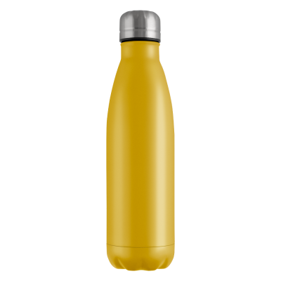 Picture of MOOD POWDER COATED VACUUM BOTTLE - 500ML YELLOW SILVER LID