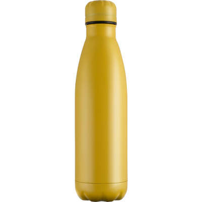 Picture of MOOD POWDER COATED VACUUM BOTTLE - 500ML YELLOW.