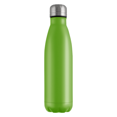 Picture of MOOD POWDER COATED VACUUM BOTTLE - 500ML LIME GREEN SILVER LID