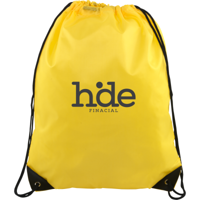 VERVE DRAWSTRING BAG YELLOW.