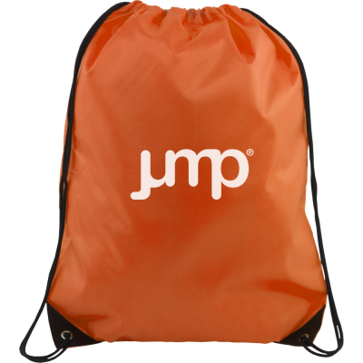 VERVE DRAWSTRING BAG ORANGE.