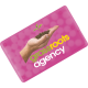 Picture of MINTS CARD - CREDIT CARD SHAPE FROSTED PINK