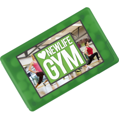 Picture of MINTS CARD - CREDIT CARD SHAPE FROSTED GREEN.