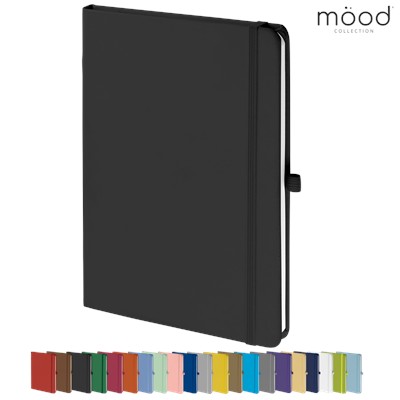 Picture of MOOD A5 FSC SOFT FEEL NOTE BOOK BLACK