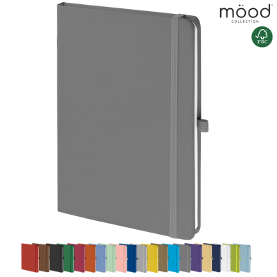 Picture of MOOD A5 FSC SOFT FEEL NOTE BOOK DARK GREY.