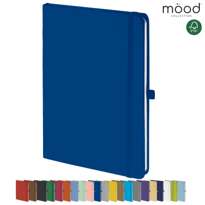 Picture of MOOD A5 FSC SOFT FEEL NOTE BOOK ROYAL BLUE