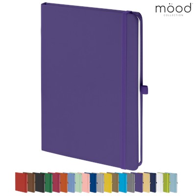 Picture of MOOD A5 FSC SOFT FEEL NOTE BOOK PURPLE