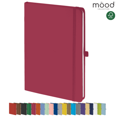 Picture of MOOD A5 FSC SOFT FEEL NOTE BOOK MAGENTA.