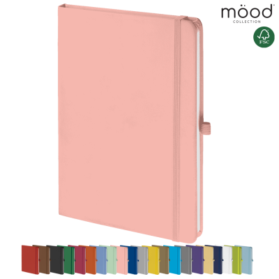 Picture of MOOD A5 FSC SOFT FEEL NOTE BOOK PASTEL PINK