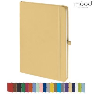 Picture of MOOD A5 FSC SOFT FEEL NOTE BOOK PASTEL YELLOW