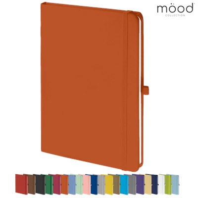 Picture of MOOD A5 FSC SOFT FEEL NOTE BOOK ORANGE