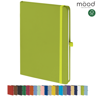Picture of MOOD A5 FSC SOFT FEEL NOTE BOOK LIME GREEN