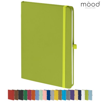 Picture of MOOD A5 FSC SOFT FEEL NOTE BOOK LIME GREEN