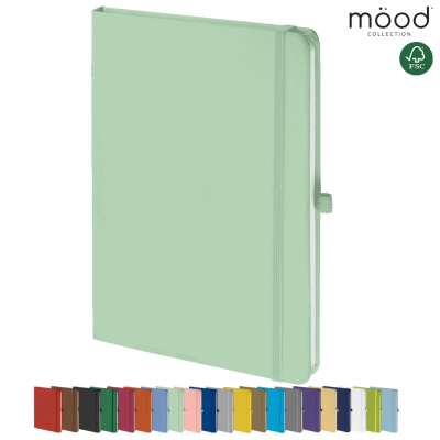 Picture of MOOD A5 FSC SOFT FEEL NOTE BOOK PASTEL GREEN