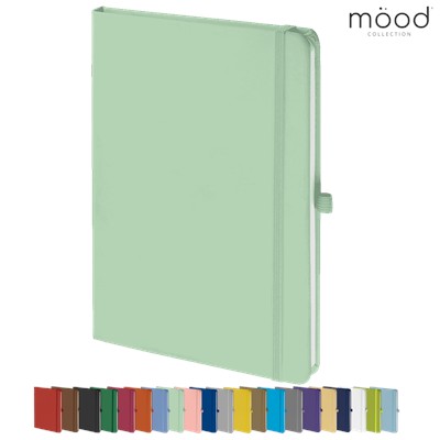 Picture of MOOD A5 FSC SOFT FEEL NOTE BOOK PASTEL GREEN