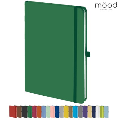 Picture of MOOD A5 FSC SOFT FEEL NOTE BOOK DARK GREEN