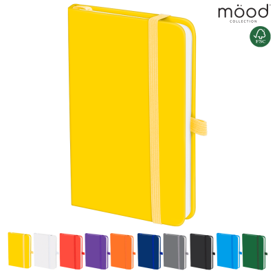 Picture of MOOD A6 FSC POCKET NOTE BOOK YELLOW.