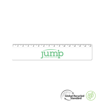 Picture of RULER 15CM GRS RECYCLED - WHITE.