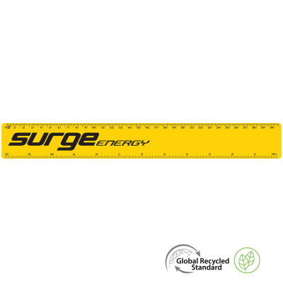 Picture of RULER 30CM GRS RECYCLED - YELLOW