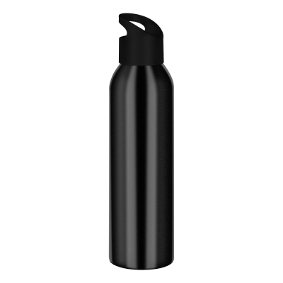 Picture of JET ALUMINIUM METAL WATER BOTTLE - 700ML BLACK.