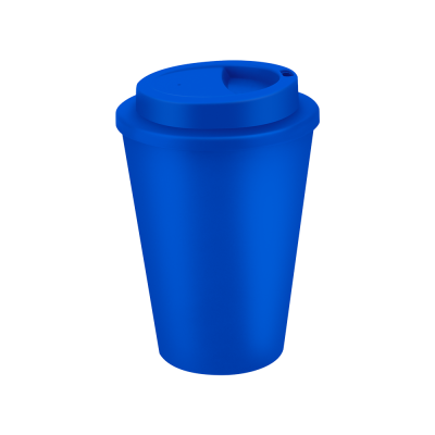 Picture of METRO DOUBLE WALLED COFFEE CUP - 350ML MEDIUM BLUE.