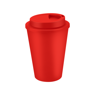 Picture of METRO DOUBLE WALLED COFFEE CUP - 350ML RED.
