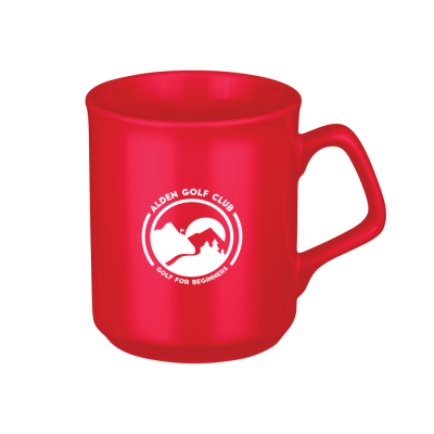 Picture of ORION CERAMIC POTTERY MUG - 300ML RED.