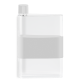 Picture of GENIE NOTE BOTTLE with Silicon Band - 420Ml Transparent & White