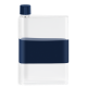 Picture of GENIE NOTE BOTTLE with Silicon Band - 420Ml Transparent & Navy Blue