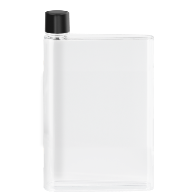 Picture of GENIE NOTE BOTTLE - 420ML CLEAR TRANSPARENT & BLACK