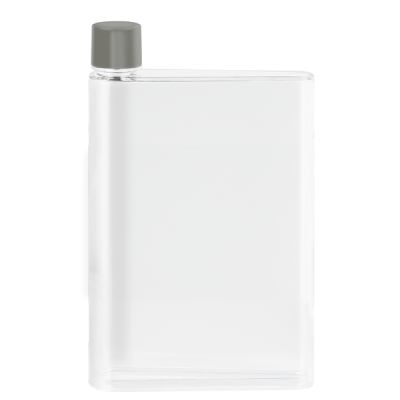 Picture of GENIE NOTE BOTTLE - 420ML CLEAR TRANSPARENT & GREY.