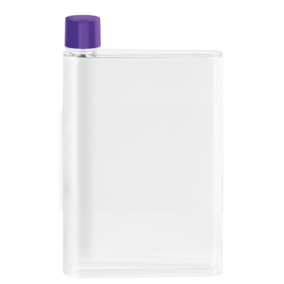 Picture of GENIE NOTE BOTTLE - 420ML CLEAR TRANSPARENT & PURPLE.